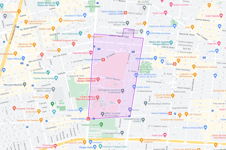 Área Distrito Doctores IV